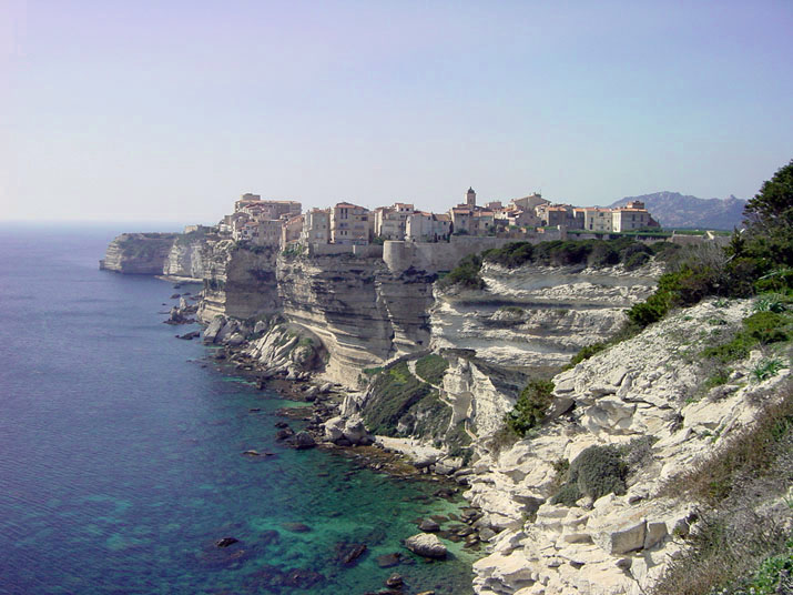 Vackra Bonifacio på Korsika Vackra Bonifacio på Korsika