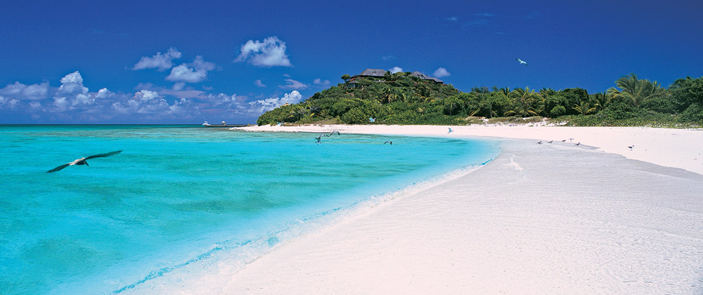 richard branson island house. Sir Richard Bransons egen ö,