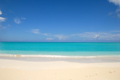 Magisk strand vid Grace Bay