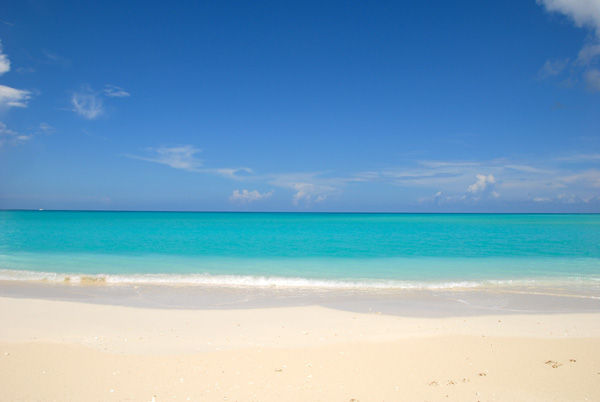 Magisk strand vid Grace Bay